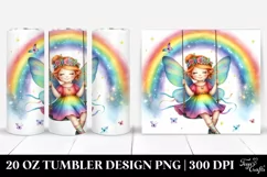 Colorful Cute Fairy Tumbler Product Image 1