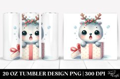 Expressive Seal with Christmas Lights PNG Product Image 1