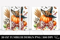 Washed Watercolor Halloween Tumbler | 20 oz Tumbler Product Image 1