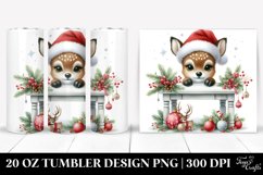 Christmas PNG 20 Oz Tumbler Design Product Image 1