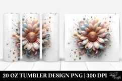 Sunflower Clipart 20 Oz Tumbler Product Image 1