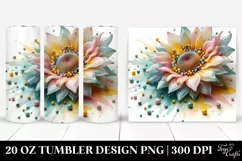 Sunflower Clipart 20 Oz Tumbler Product Image 1
