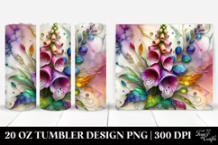 Colorful Foxglove | 20 Oz Tumbler Product Image 1