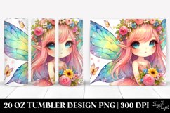 Colorful Cute Fairy Watercolor | 20 Oz Tumbler Product Image 1