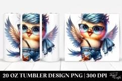 Baby Bird with Sunglasses, Transparent PNG Product Image 1