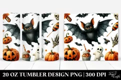 Funny Halloween Bat 20 Oz Tumbler Product Image 1
