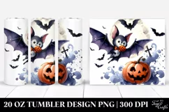 Funny Halloween Bat 20 Oz Tumbler Product Image 1