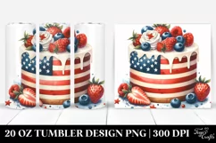 Watercolor Vintage Cake | 20 oz Tumbler Product Image 1