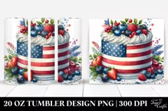 Watercolor Vintage Cake | 20 oz Tumbler Product Image 1