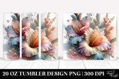 Gladiolus 3D Tumbler Design Product Image 1