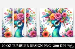 Cute Baby Peacock 20 Oz Tumbler Product Image 1