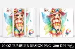Cute Boho Beachwear Fairy PNG Product Image 1