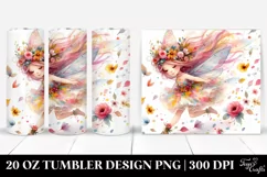 Cute Fairy Spring Petals | 20 Oz Tumbler Product Image 1