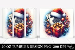 Christmas PNG 20 Oz Tumbler Design Product Image 1