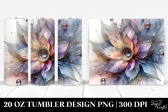 Shiny Iris Clipart, Transparent 20 Oz Tumbler Product Image 1