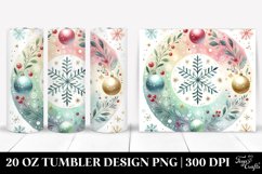 Christmas PNG 20 Oz Tumbler Design Product Image 1