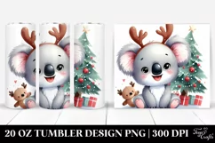 Baby Koala with Gift Box, Transparent PNG Product Image 1