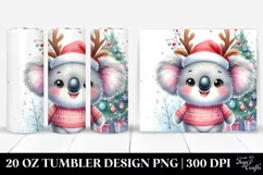 Baby Koala with Gift Box, Transparent PNG Product Image 1