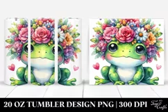 Cute Baby Frog 20 Oz Tumbler Product Image 1