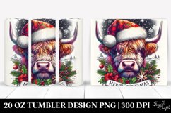 Christmas PNG 20 Oz Tumbler Design Product Image 1