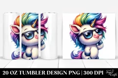 Proud Baby Unicorn PNG Product Image 1