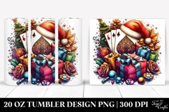 Christmas PNG 20 Oz Tumbler Design Product Image 1