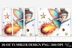 Cute Fairy Diving PNG Product Image 1