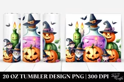 Simple Funny Haloween Clipart 20 Oz Tumbler Product Image 1