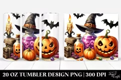 Simple Funny Haloween Clipart 20 Oz Tumbler Product Image 1