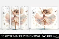 Washed Watercolor Boho Fairy 20 Oz Tumbler Product Image 1