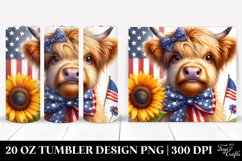 Highland Cow Portrait | 20 Oz Tumbler Product Image 1