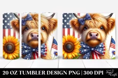 Highland Cow Portrait | 20 Oz Tumbler Product Image 1