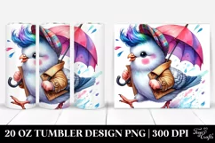 Running Baby Dove | 20 oz Tumbler Product Image 1