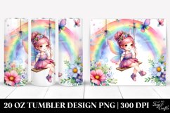 Colorful Swinging Fairy | 20 Oz Tumbler Product Image 1