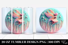 Vibrant Pastel Christmas Fairy Clipart Product Image 1