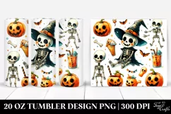 Simple Funny Haloween Clipart 20 Oz Tumbler Product Image 1