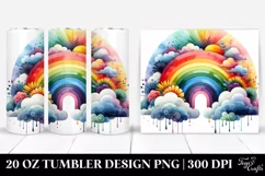 Colorful Rainbow Abstract | 20 Oz Tumbler Product Image 1
