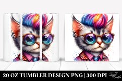 Cute Baby Cat Posing 20 Oz Tumbler Product Image 1