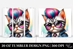 Cute Baby Cat Posing 20 Oz Tumbler Product Image 1