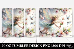 Fairy Tumbling with Spring Petals | 20 Oz Tumbler Product Image 1