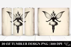 Evil Vintage Fairy Tumbler Design Product Image 1