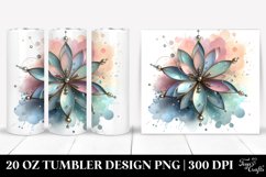 Shiny Snowdrop Tumbler Design Product Image 1