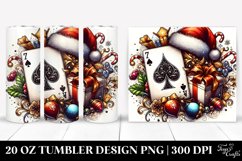 Christmas PNG 20 Oz Tumbler Design Product Image 1