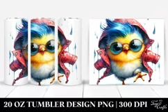Bird with Sunglasses, Transparent PNG Product Image 1