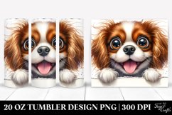Crazy Fur Cavalier King Charles | 20 Oz Tumbler Product Image 1