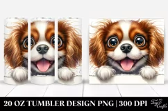Crazy Fur Cavalier King Charles | 20 Oz Tumbler Product Image 1