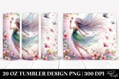Fairy Tumbling with Spring Petals | 20 Oz Tumbler Product Image 1
