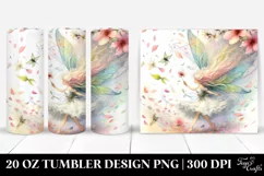 Pastel Fairy Tumbling With Spring Petals | 20 Oz Tumbler Product Image 1
