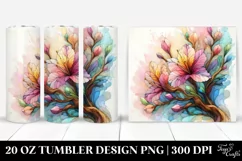 Wooden Azalea Stained 20 Oz Tumbler Product Image 1