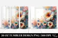 Glossy Nasturtium Sticker 20 Oz Tumbler Product Image 1